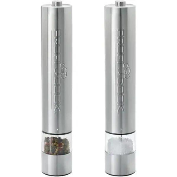 ProfiCook PSM 1031 nerez / Mlynčeky na soľ a korenie / 4x AA batérie / 2ks (PSM 1031)