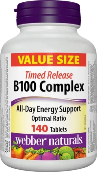 Webber Naturals B100 Complex 140 tbl (10901)