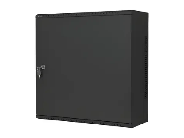 Lanberg WAF1-5203-06-00B čierna / Nástenný rozvádzač / 19" / 6U / 540×540 mm / nosnosť 60 kg (WAF1-5203-06-00B)