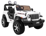 Mamido Elektrické autíčko Jeep Wrangler Rubicon 4x4 biele