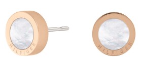 Tommy Hilfiger Romantické bronzové náušnice kôstky Iconic Circle 2780663