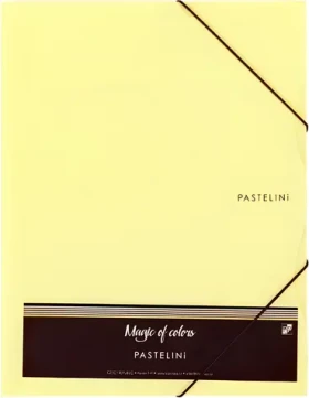 KARTON P+P Pastelini žltá / Zložka / A4 / guma, 3 chlopne (2-663)