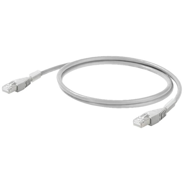 Weidmüller 2661950070 RJ45 sieťové káble, prepojovacie káble CAT 6A S/FTP 0.70 m sivá 1 ks; 2661950070