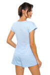Pyžamo Donna Sky Short kr/r modrá XL