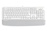 A4Tech FK20 biela / Drôtová klávesnica / membránová / USB / CZ+US layout (FK20-WH)