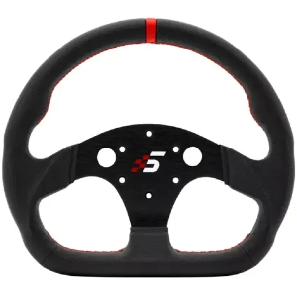 Simagic P-325D Veniec volantu (K) / 325 mm / CNC hliník a koža (P-325D(K)(LEATHER))