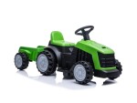 Mamido Mamido Detský elektrický traktor s vlečkou zelený