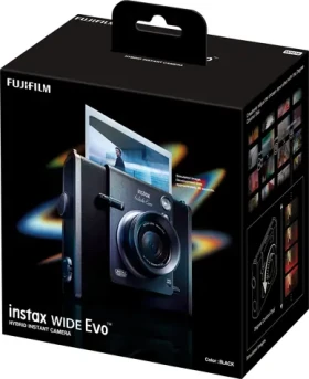 Fujifilm INSTAX WIDE Evo čierna / Instantný fotoaparát / CMOS / Bluetooth 5.1 (16840933)
