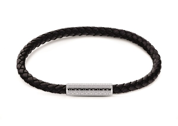 Calvin Klein Moderný kožený náramok Braided 35000101