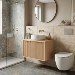 REA - Kúpeľňová skrinka pod umývadlo Core 60cm Beige REA-M0406