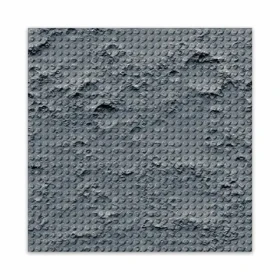 BRIXIES PLUS 225.004 Dizajnová podložka na stavanie - mesačná krajina 25,5 x 25,5 cm