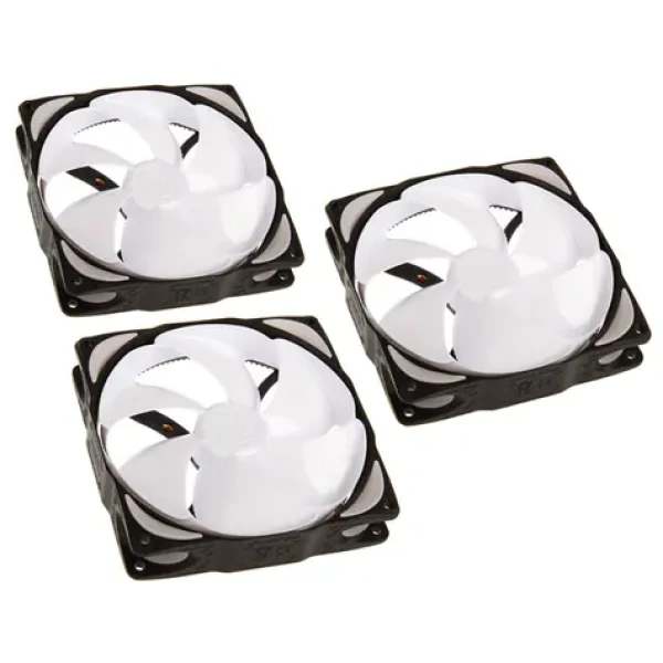 Noiseblocker NB-eLoop Fan B12-2 biela 3ks / 120mm / 16.7 dB @ 1300 RPM / 51.15 CFM / 3-Pin (LUBU-031)