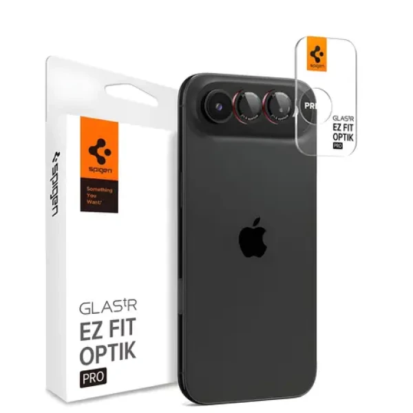 Spigen Optik Pro L-Series čierna, červená / Ochranné sklo na fotoaparát / Apple iPhone Air / 2 ks (AGL09864)