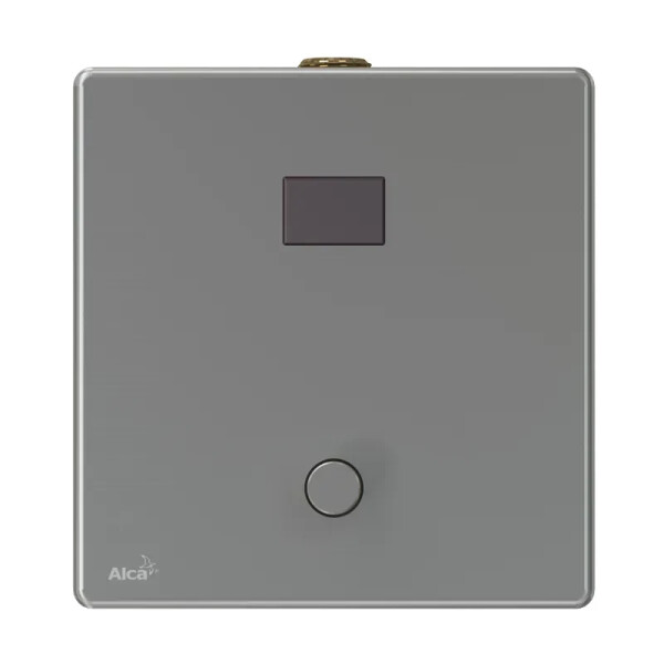 Alcadrain 1 - Alcadrain Automatický splachovač pisoáru s manuálnym ovládaním, kov, 12 V (napájanie zo siete) ASP4-KT ASP4-KT