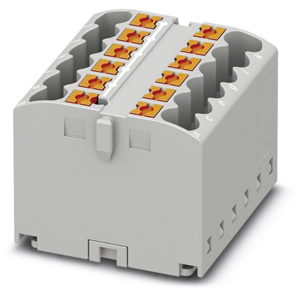 Phoenix Contact 3273286 blok rozvádzača 31.2 mm pružinová svorka sivá 8 ks; 3273286