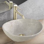 REA - Umývadlo na dosku Sofia Beige Matt REA-U6360