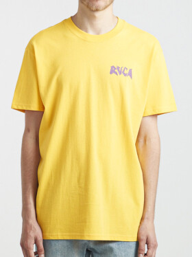 RVCA CRUEL SUMMER GOLDEN YELLOW pánske tričko s krátkym rukávom - M