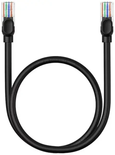 Baseus Ethernet CAT5 Sieťový kábel 0.5m čierna (B00133206111-00)