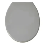 MSV WC doštička šedá / Plast / Plastové pánty / 460 x 370 x 35 mm