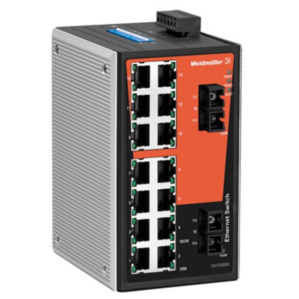 Weidmüller IE-SW-VL16-14TX-2SC priemyselný ethernetový switch; 1241030000