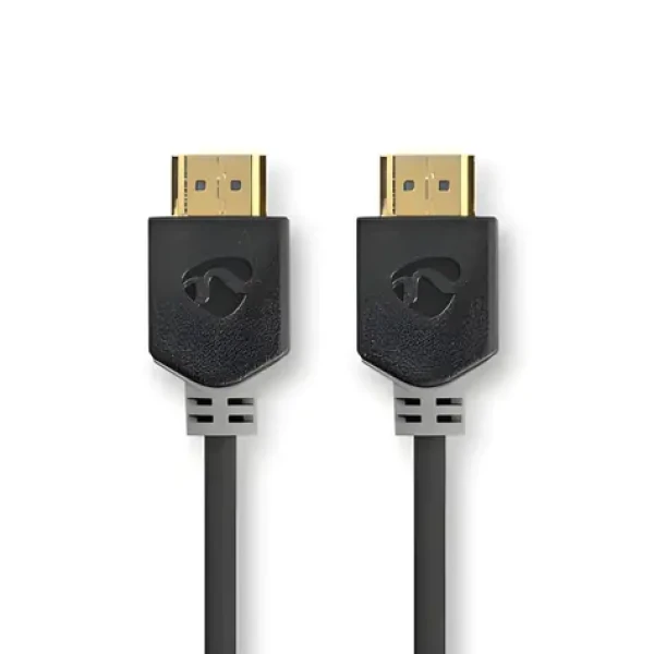 Nedis Ultra High Speed HDMI 2m antracit / Kábel HDMI / 8K 60Hz / 48 Gbps / Ethernet (CVBW35000BK20)