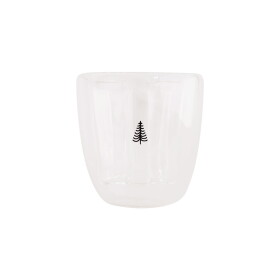 Eulenschnitt Dvojstenný pohár na čaj Fir Tree 200 ml
