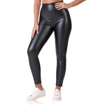 Dámske kožené legíny RELAX & GO LEATHEROPTIC LEGGINGS - BELLINDA - čierne S