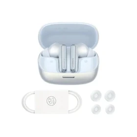 Baseus Bowie M2s Pre biele / Bezdrôtové slúchadlá / Bluetooth 5.4 / ANC / 30 h (A00051801213-00)