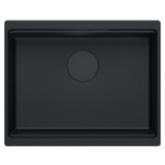 Quadron - Granitový drez Logan 100 Black Zlaty HQJ6045U7_PVDG1_U