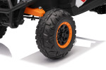 Mamido Mamido Elektrické autíčko Buggy Madman biele | UTV-MX 4x4 | EVA kolesá | 12V 10Ah | EKO koža