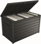 Keter Ontario 870 L wood, grafitová / Záhradný box / Objem 870 l (235690)
