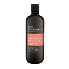 Baylis & Harding Prírodný sprchový gél pre mužov Goodness Sandal Wood/Rich Vanilla 500 ml