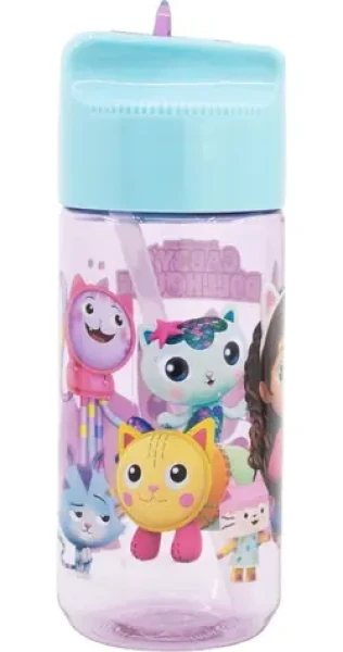STOR Fľaša na pitie Tritan Gábinin kúzelný domček 430 ml (21236)