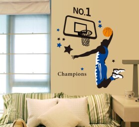 Samolepka Basketbalista Veľkosť: 100 x 110 cm