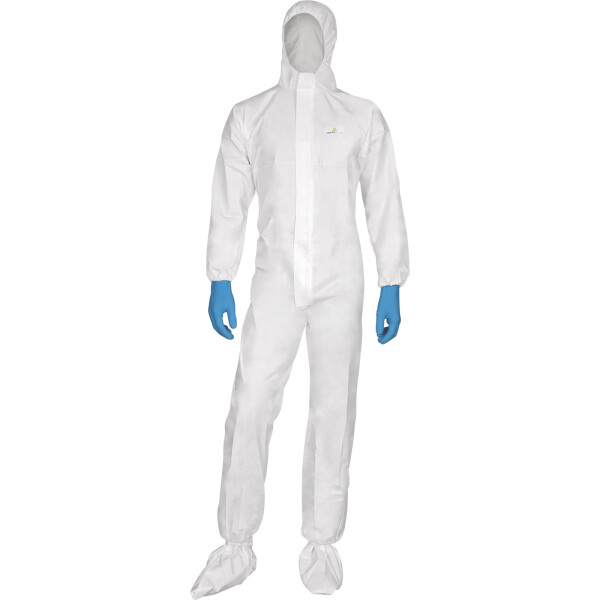 DELTA PLUS Pracovná Jednorazová kombinéza Delta DT115 Farba: Biela, Veľkosť: 2XL (DT115XX)