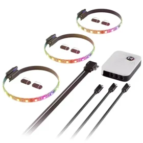 Hyte LS10 LED Strip x 3 + NEXUS Portal čierna / LED pásik / 20x LED / NEXUS Link (ACC-HYTE-LS10-B-3NP)