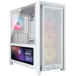 Corsair FRAME 4000D LCD RS ARGB biela / E-ATX / 3x USB-C / 4X 120mm PWM ARGB / bez zdroja / LCD / priehľadná bočnica (CC-9011327-WW)