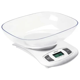 Sencor SKS 4001WH biela / digitálna kuchynská váha / miska 2L / max. 5kg / dotyk. Tlačidlá (8590669128136)