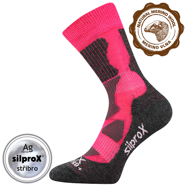 Ponožky VOXX Etrex pink pár 39-42 102870