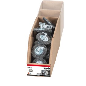 Kwb Kotúčové kefy, zvlnený oceľový drôt HSS, na použitie s vŕtačkami a akumulátorovými skrutkovačmi 607333 1 ks; 607333