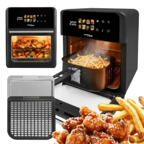 Teplovzdušná fritéza GB950 čierna / Teplovzdušná fritéza / 1800 W / 10 l / 8 programov (GB950)