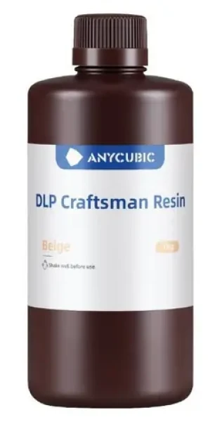 Anycubic Craftsman DLP Resin béžová 1 kg / DLP živica - tekutý tlačový materiál / 365-405 nm (SDHLBG-104C)