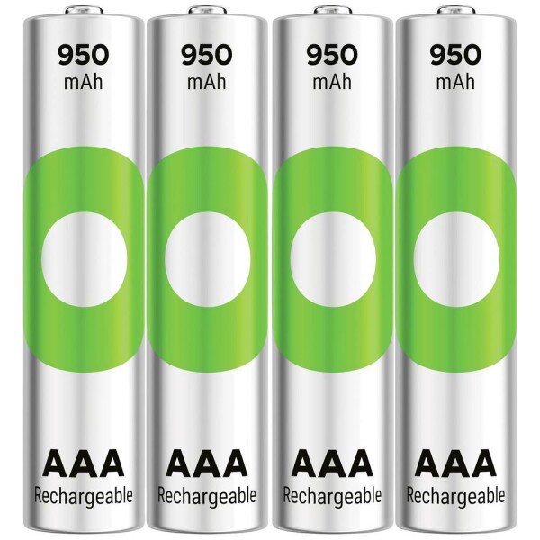 GP ReCyko mikrotužkový akumulátor typu AAA Ni-MH 950 mAh 1.2 V 4 ks; GPRCK95AAA105C4