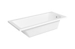 BESCO - Obdĺžniková vaňa SHEA - Nožičky k vani - Bez nožičiek, Rozmer vane - 140 × 70 cm VANSHEA140