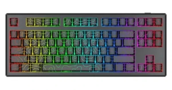 Redragon Uranus PRO K732MC-RGB-PRO čierna / Herná klávesnica / mechanická / Redragon switches / RGB / USB / US (K737B-RGB-PRO)