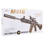 Mamido Detská puška M416 na vodné guľôčky s príslušenstvom biela