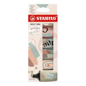 STABILO® BOSS MINI Naturevibes - 6 ks súprava - 6 rôznych farieb (07/06-31)
