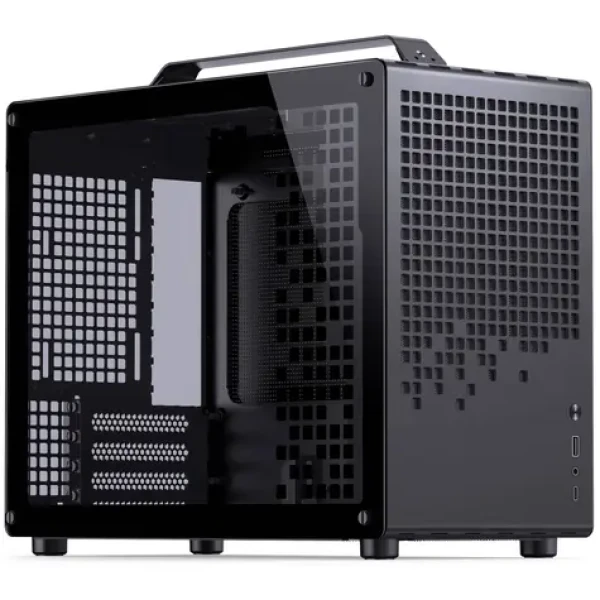 Jonsplus Z20 čierna / Micro-ATX / 1x USB-A 3.2 / 1x USB-C 3.2 / priehľadná bočnica (Z20 BLACK)