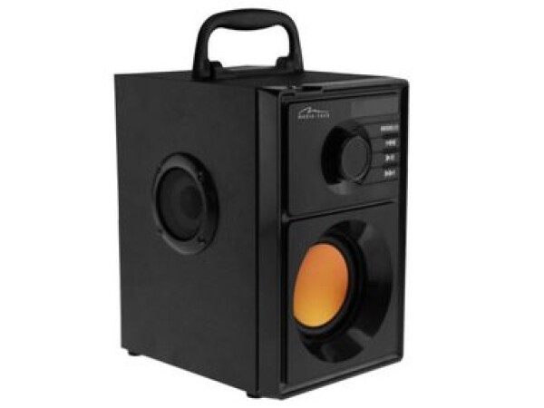 Media-Tech BOOMBOX čierna / bezdrôtový reproduktor / RMS 15W + subwoofer PMPO 600W / BT 2.1 + EDR / FM Radio / microSD (MT3145)