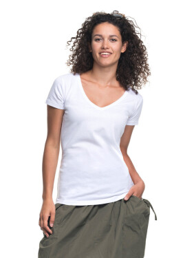 Dámka hlenka/košieľka V-neck 22200 černá M